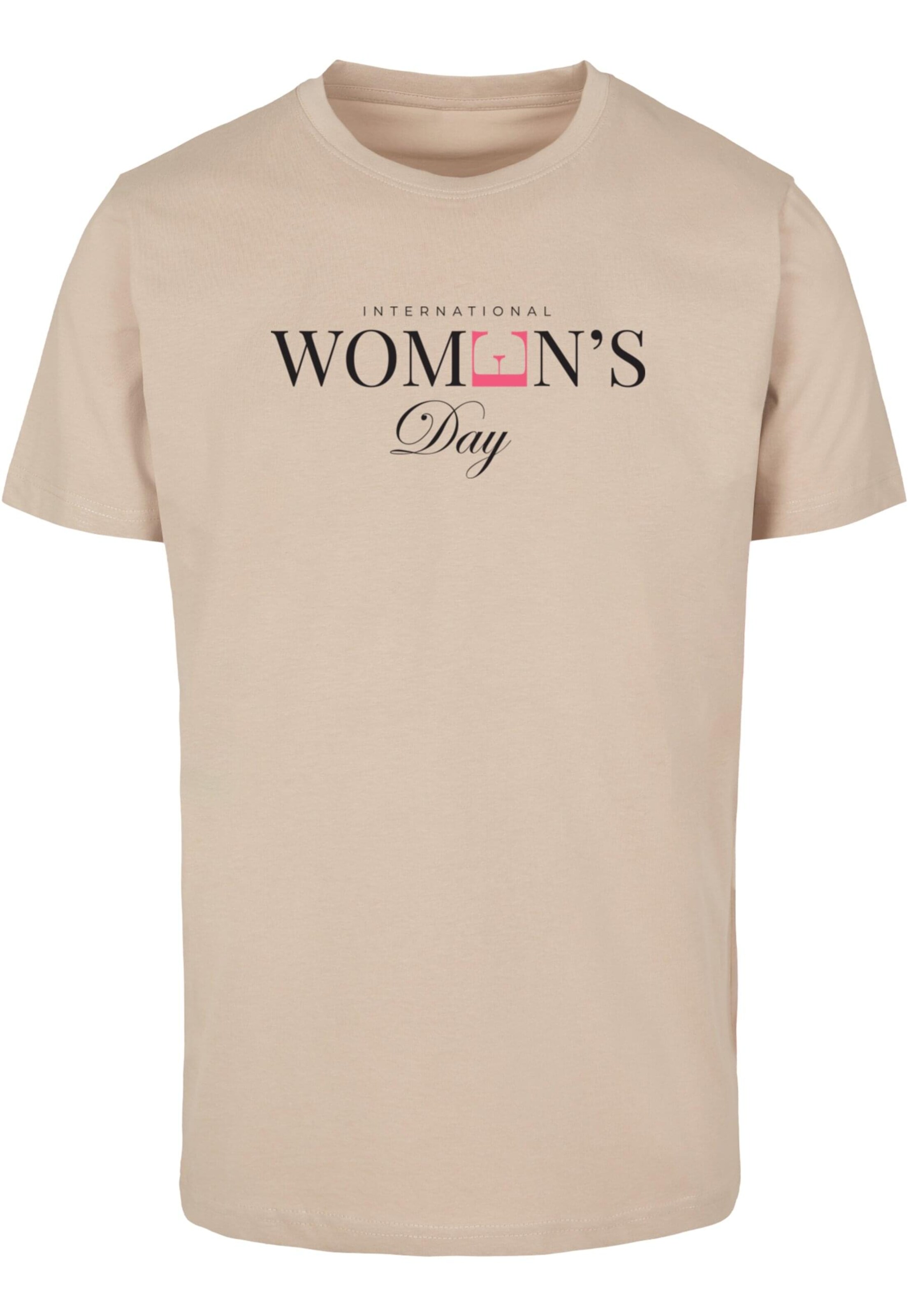 T-Shirt 'WD - International Women's Day' Merchcode en beige : devant