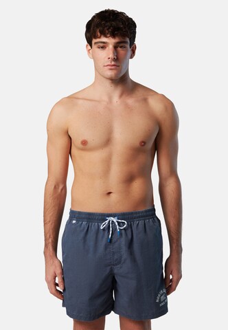 Shorts de bain North Sails en bleu : devant