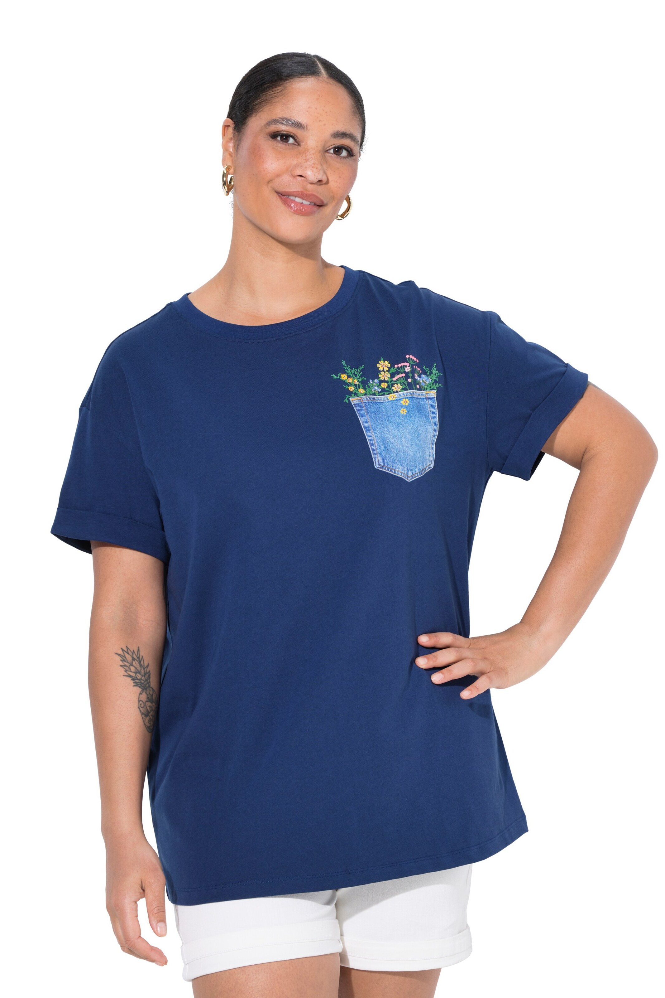 MIAMODA Shirt in Blue: front