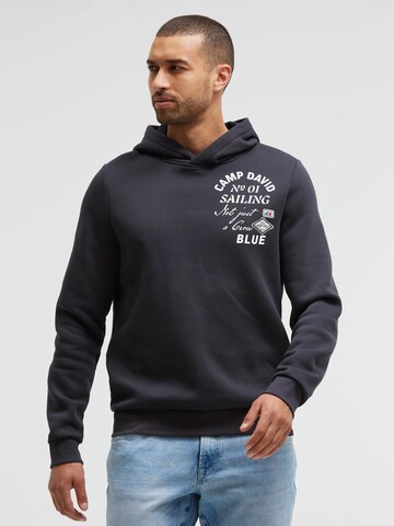 CAMP DAVID Sweatshirt in Blue: front