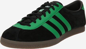 ADIDAS ORIGINALS - Sapatilhas baixas 'London' em preto: frente