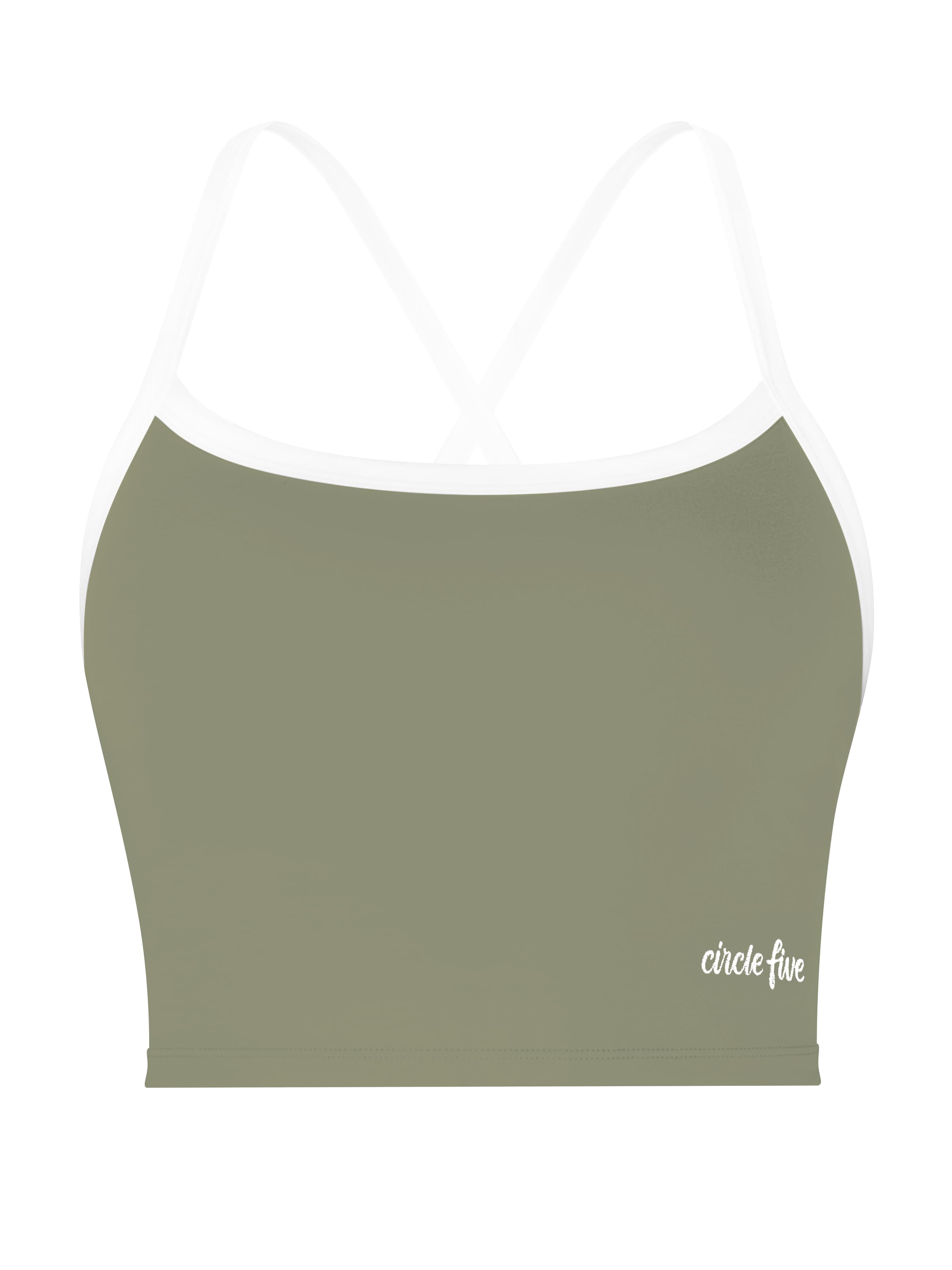 Circle Five Sporttop 'Sporttop mit integrierten Cups'‌ in Grün