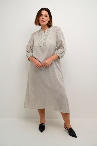 Robe 'Sidse' KAFFE CURVE en blanc : devant