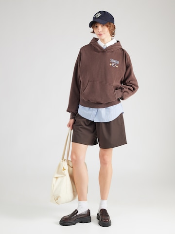 HOLLISTER Mikina – hnědá