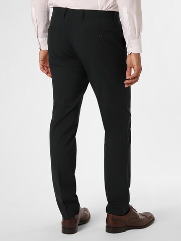 Coupe slim Pantalon à plis 'California' Finshley & Harding en vert