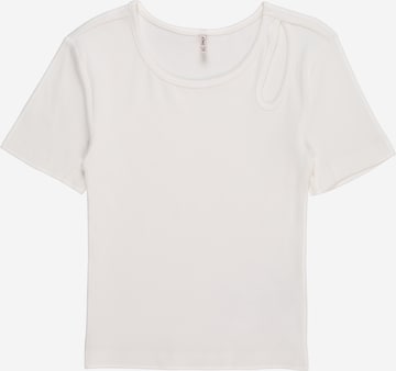 T-Shirt 'Nessa' KIDS ONLY en blanc : devant
