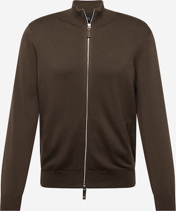 ARMANI EXCHANGE Knit cardigan in Green: front