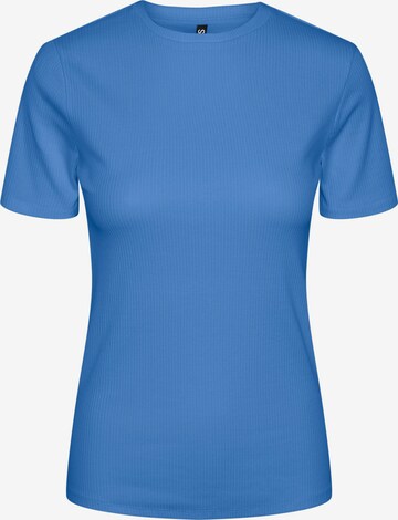 PIECES Majica 'RUKA' | modra barva: sprednja stran