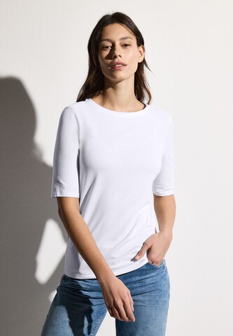 CECIL Basic T-Shirt in Weiß: Vorderseite