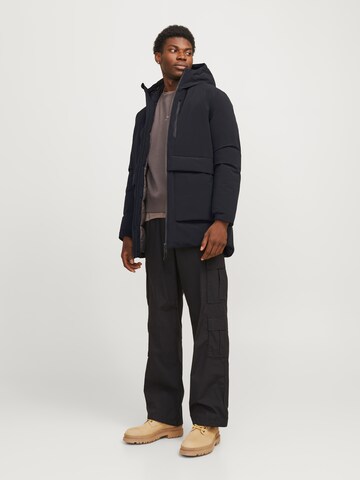 JACK & JONES Tussenparka 'JCOCharlie' in Zwart