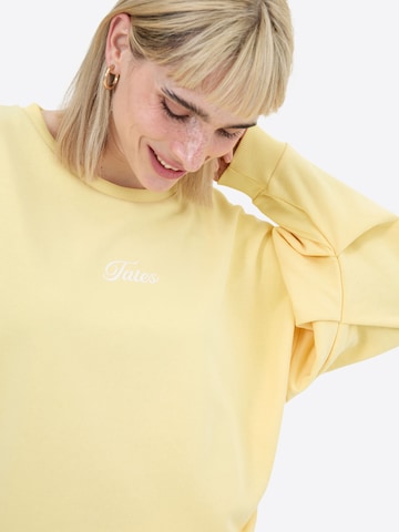TATES Sweatshirt in Gelb