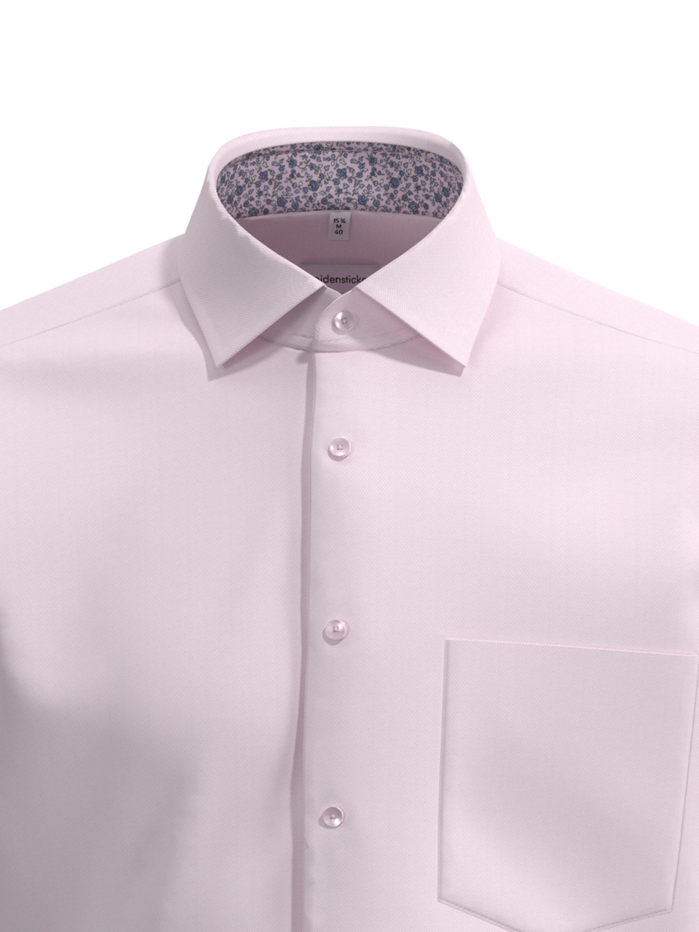 SEIDENSTICKER Slim fit Button Up Shirt in Pink