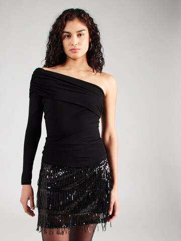 VILA Shirt 'Satu' in Black: front