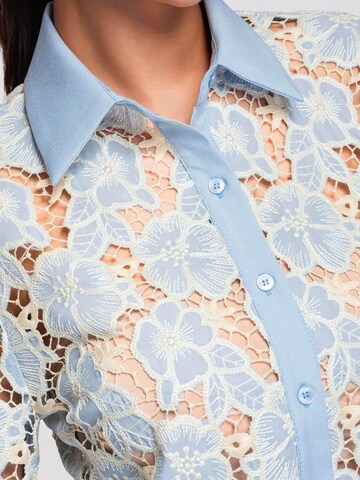Ombre Bluse‌‌‌‌‌‌‌‌‌ in Blau