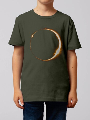 watabout.kids Shirt ' Feuerring ' in Groen: voorkant