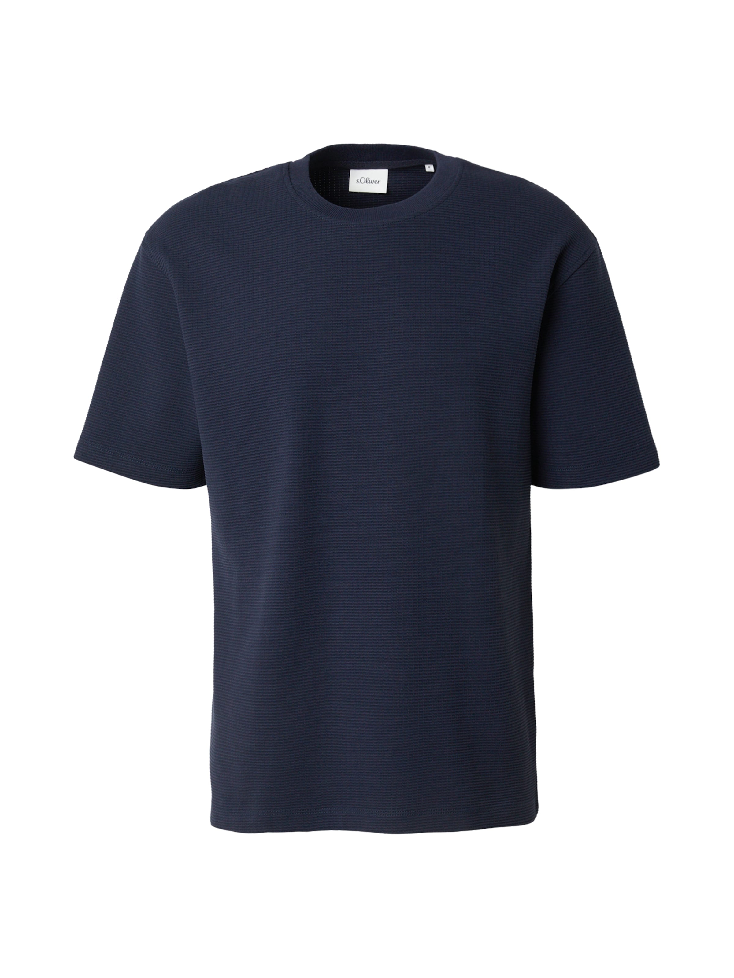 s.Oliver T-shirt i blå: framsida
