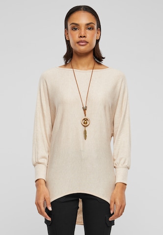 Cloud5ive Blus i beige: framsida