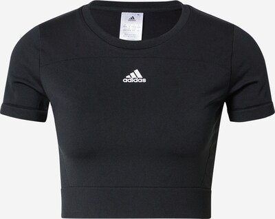 ADIDAS SPORTSWEAR Funkcionalna majica | črna / bela barva, Prikaz izdelka