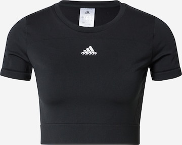 ADIDAS SPORTSWEAR Funksjonsskjorte i svart: forside