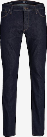 Coupe slim Jean 'Glenn Evan' JACK & JONES en bleu : devant