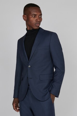 Matinique Regular fit Colbert 'George' in Blauw: voorkant