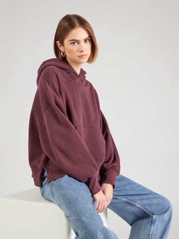 Abercrombie & Fitch Sweatshirt 'ESSENTIAL EAST/WEST' in Red: front