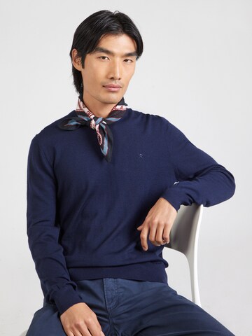 Hackett London Sweater in Blue: front