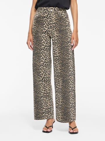VILA Wide Leg Jeans in Beige: Vorderseite