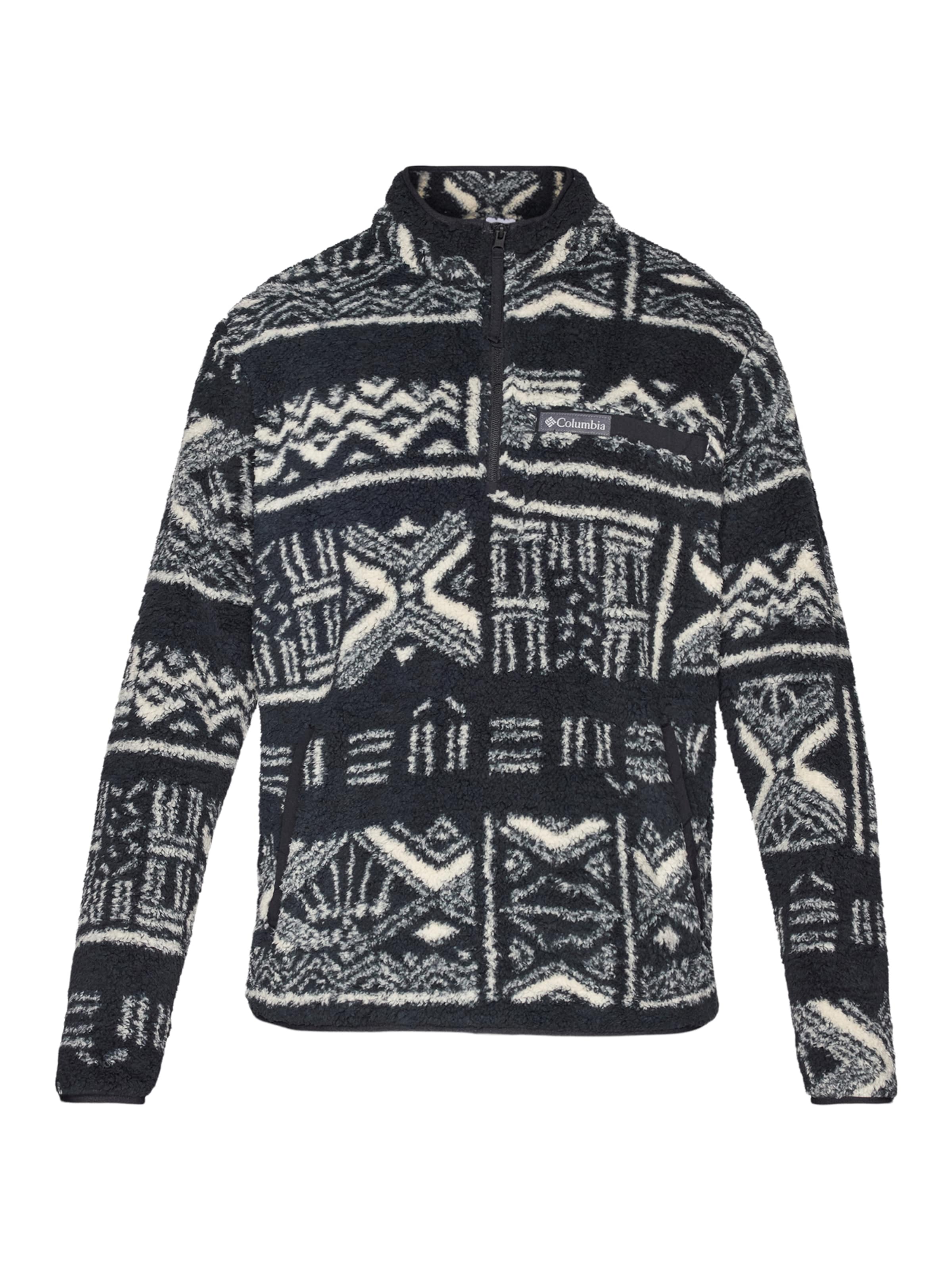 melns COLUMBIA Sporta džemperis 'Rugged Ridge': no priekšpuses