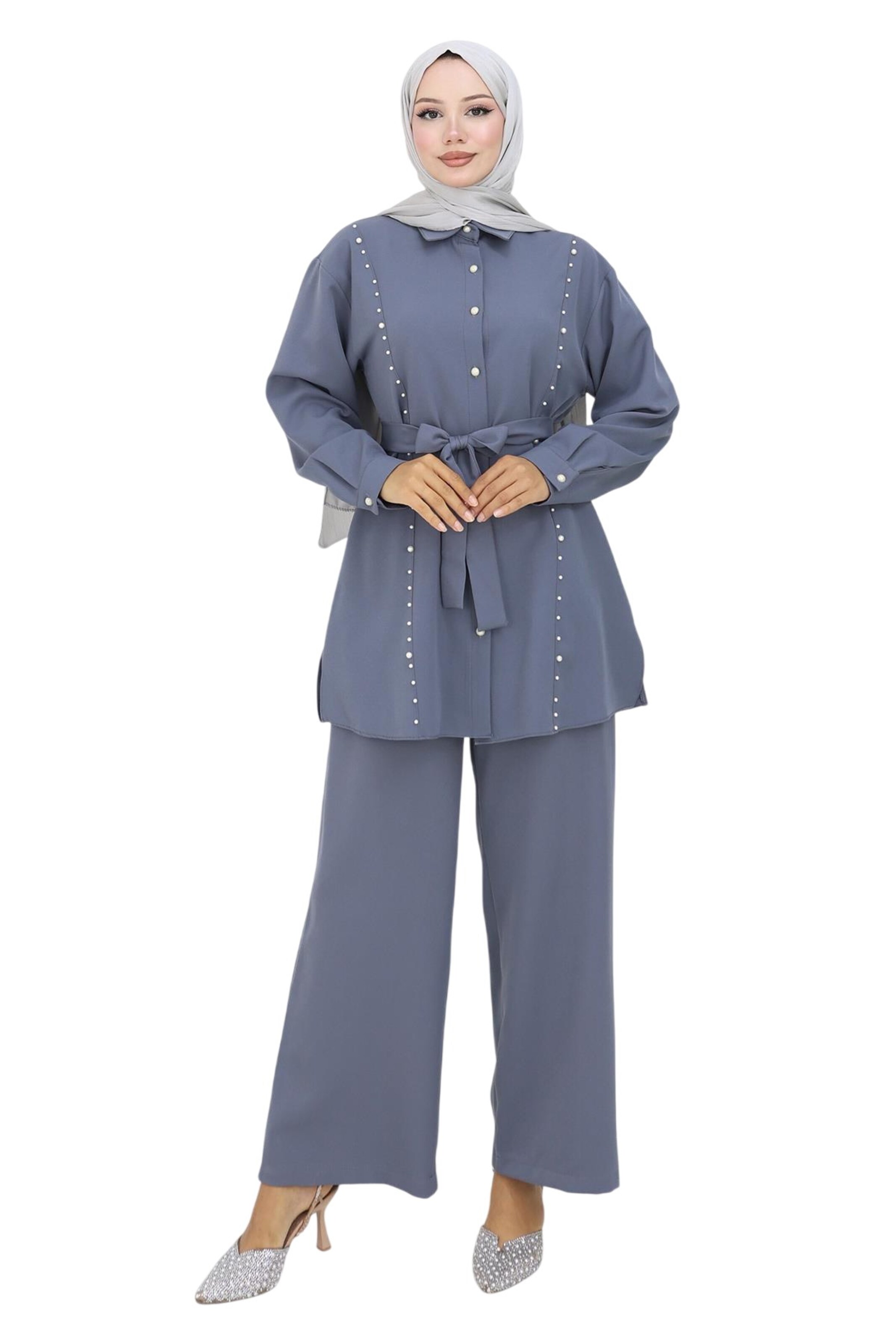 MODAMIHRAM Hosenanzug in Grau