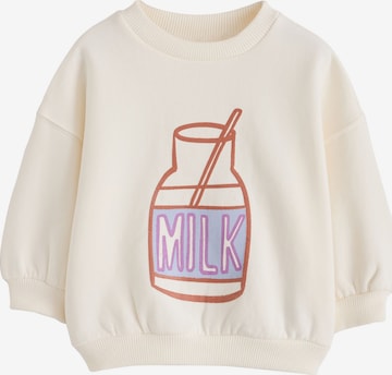 Next Sweatshirt in Beige: front
