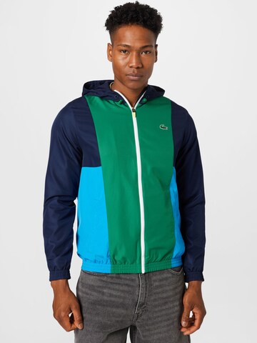 Veste de sport Lacoste Sport en bleu : devant