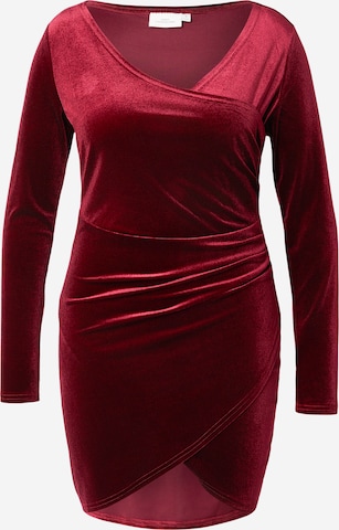 Abito 'CARDAIZA' di ONLY Carmakoma in rosso: frontale