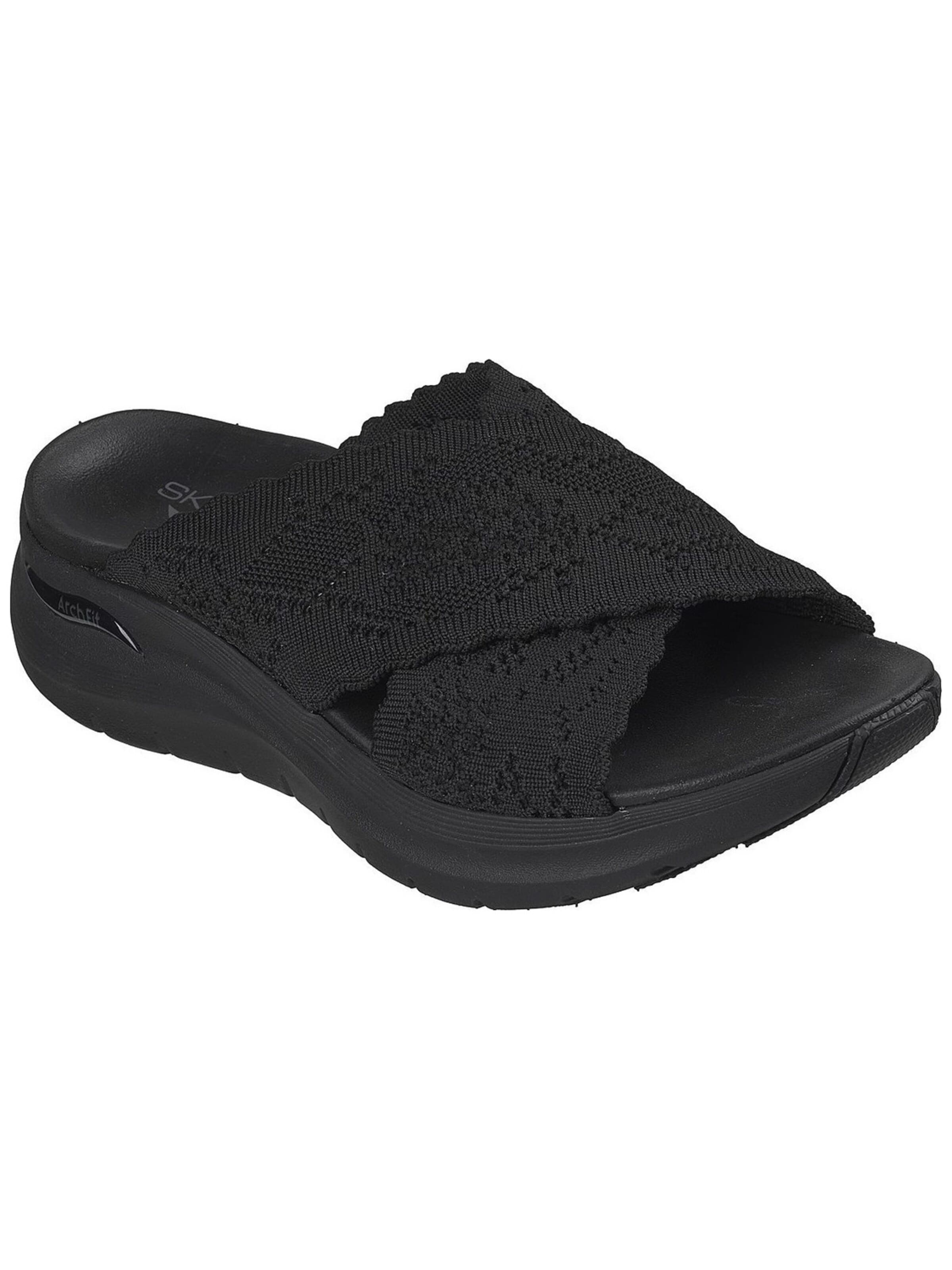 Zoccoletto di SKECHERS in nero: frontale