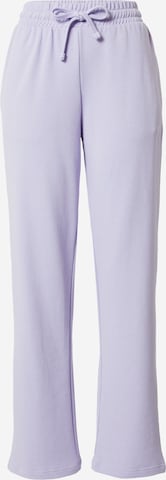 Pantalon de sport SKECHERS en violet : devant