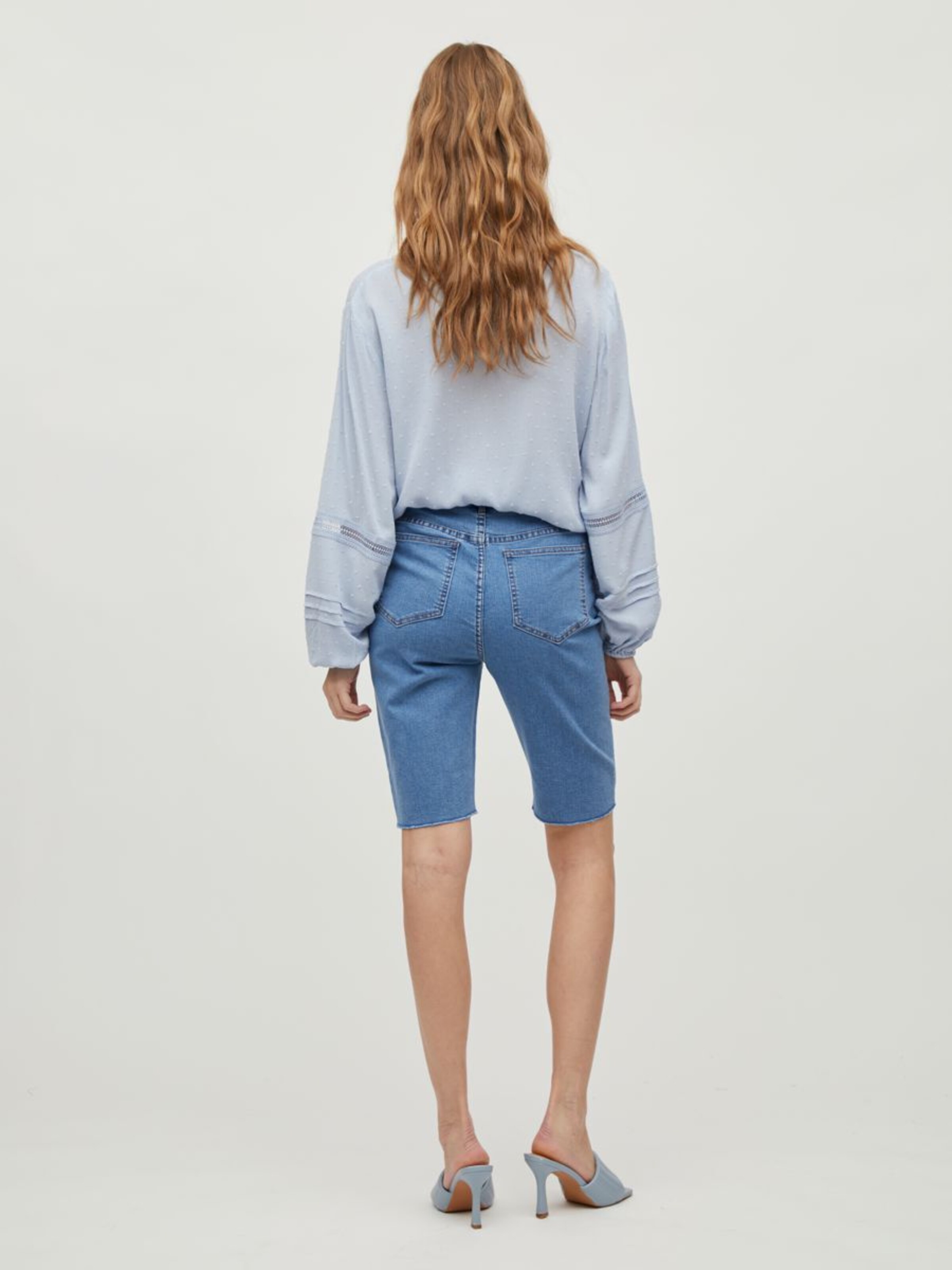 Frauen Große Größen VILA Jeans in Blau - XU77115