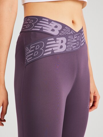 new balanceSkinny Sportske hlače - ljubičasta boja