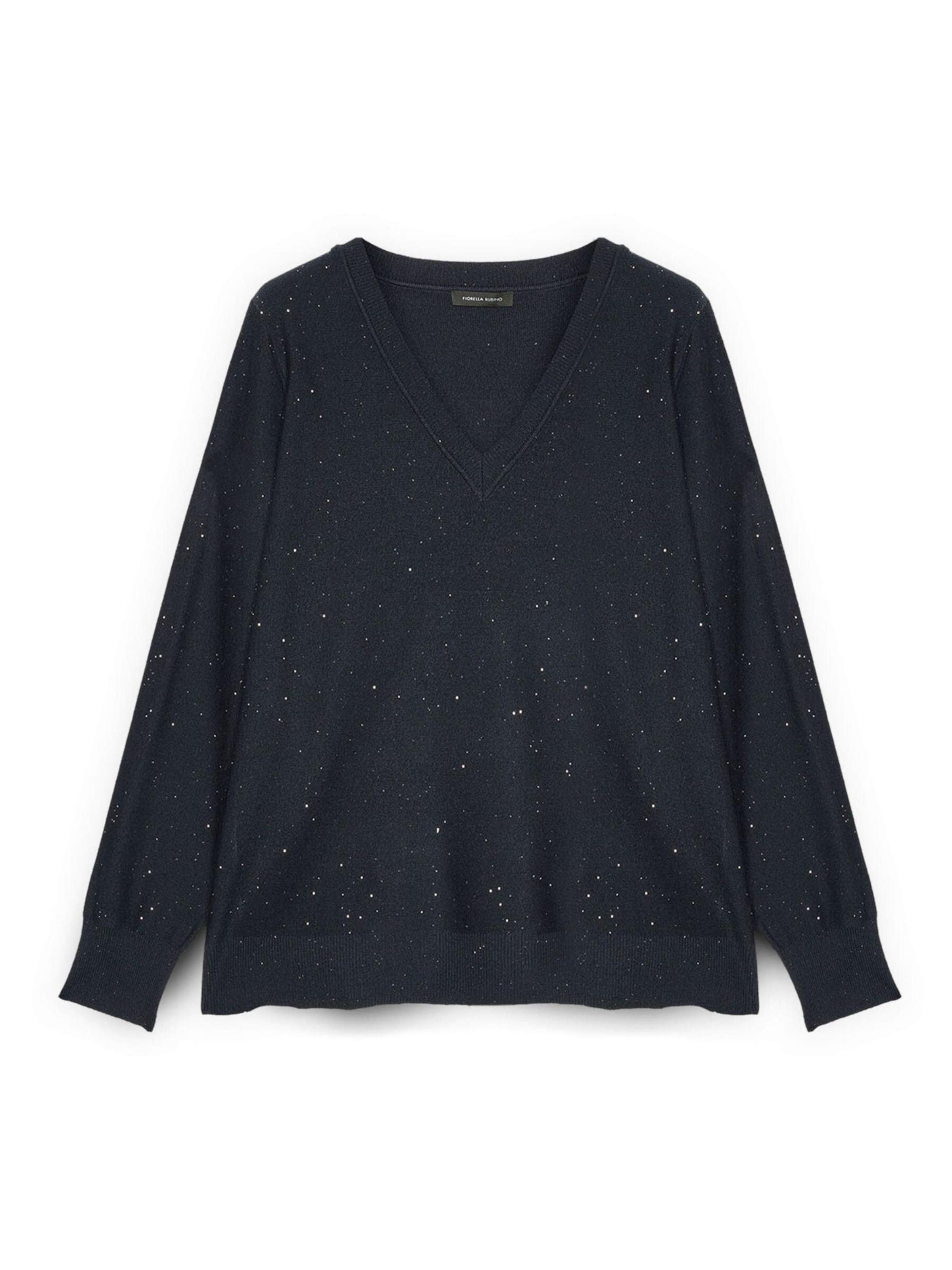 Pullover di Fiorella Rubino in blu: frontale