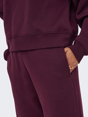 ONLY - Pierna ancha Pantalón 'ONLBest' en rojo