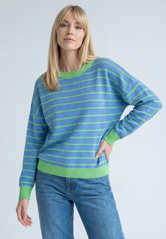 MIMO - Pullover em azul: frente