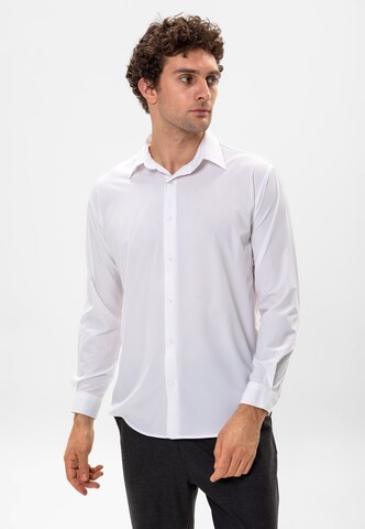 Coupe slim Chemise business Antioch en blanc