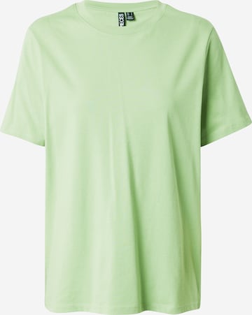 PIECES Shirt 'RIA' in Groen: voorkant