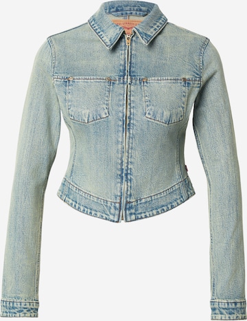 mėlyna LEVI'S ® Demisezoninė striukė 'Y2K Stretch Fitted Trucker Jacket': priekis