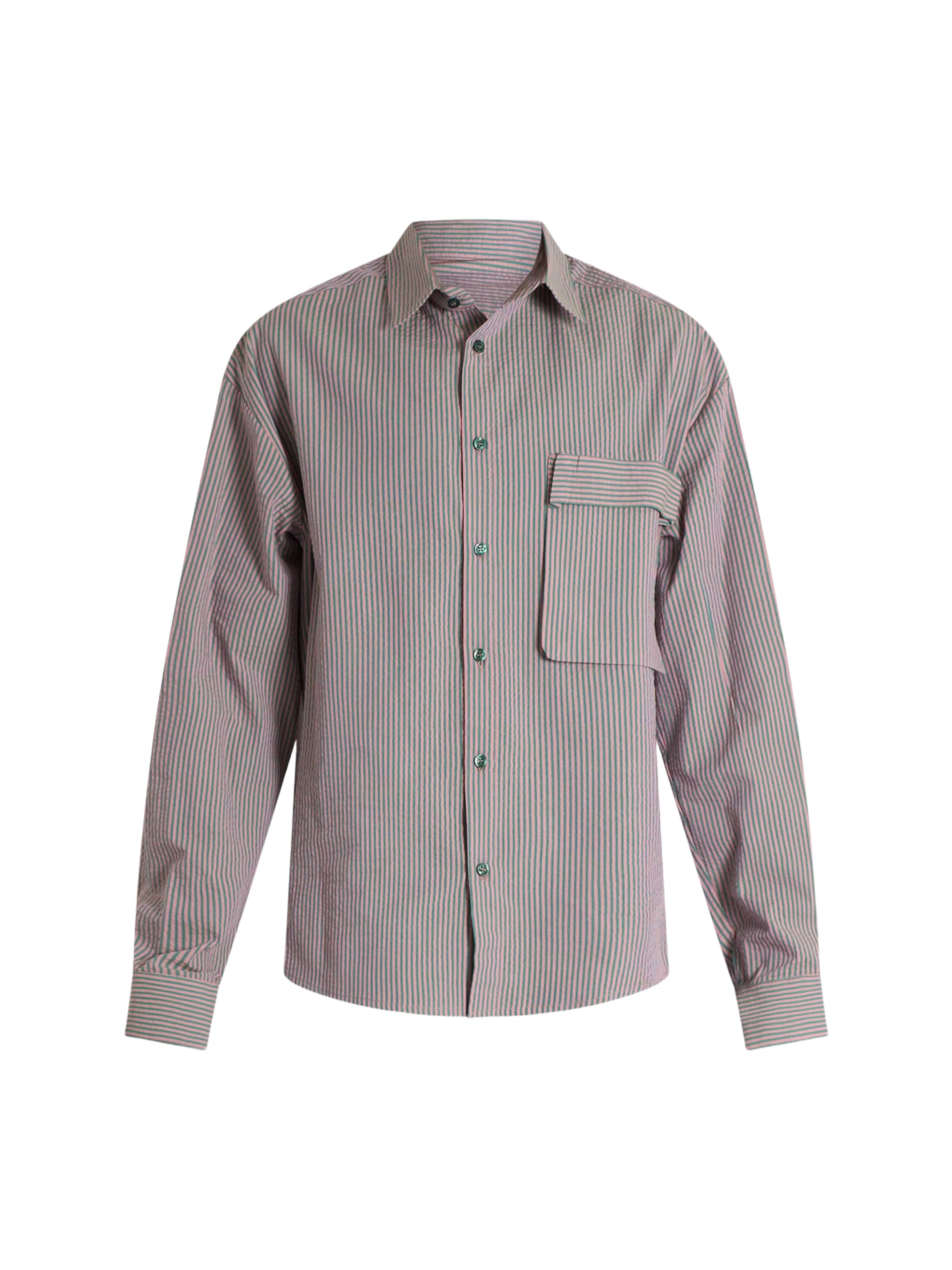 Coupe regular Chemise Yes London en rose : devant