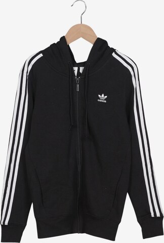 ADIDAS ORIGINALS Kapuzenpullover XXS in Schwarz: Vorderseite