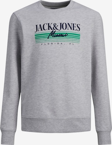 Sweat Jack & Jones Junior en gris : devant