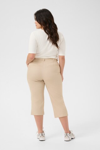 Regular Pantalon 'Leana' KAFFE CURVE en beige
