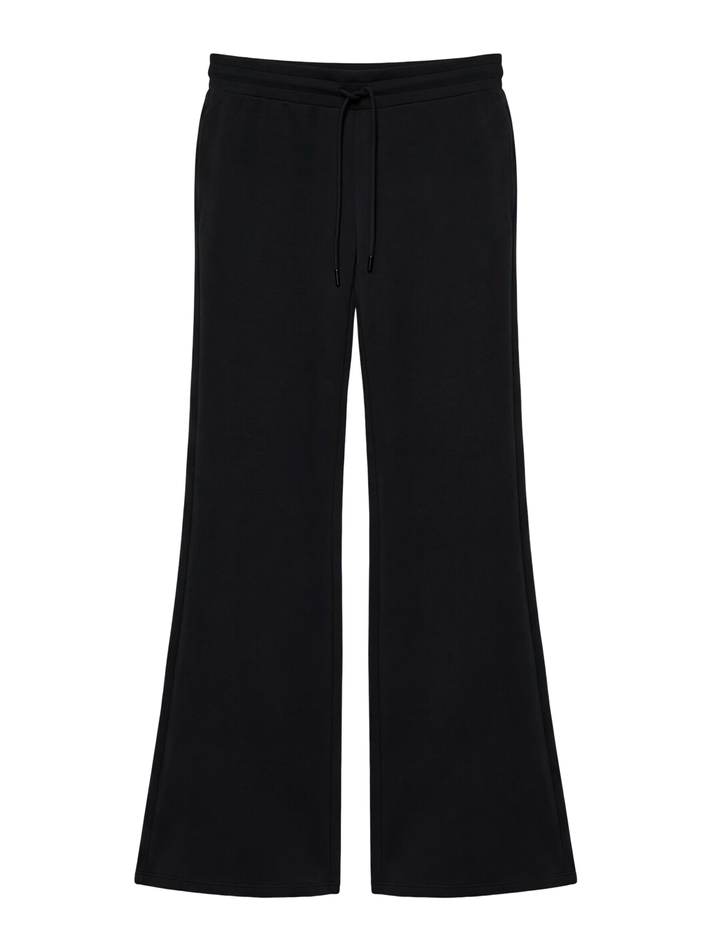 Pull&Bear Flared Hose in Schwarz: Vorderseite
