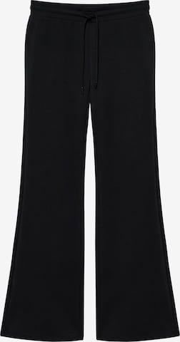Pull&Bear Flared Hose in Schwarz: Vorderseite
