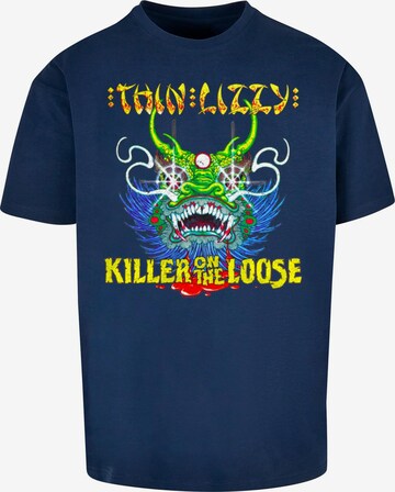 Merchcode Shirt 'Thin Lizzy - Killer Cover' in Blauw: voorkant